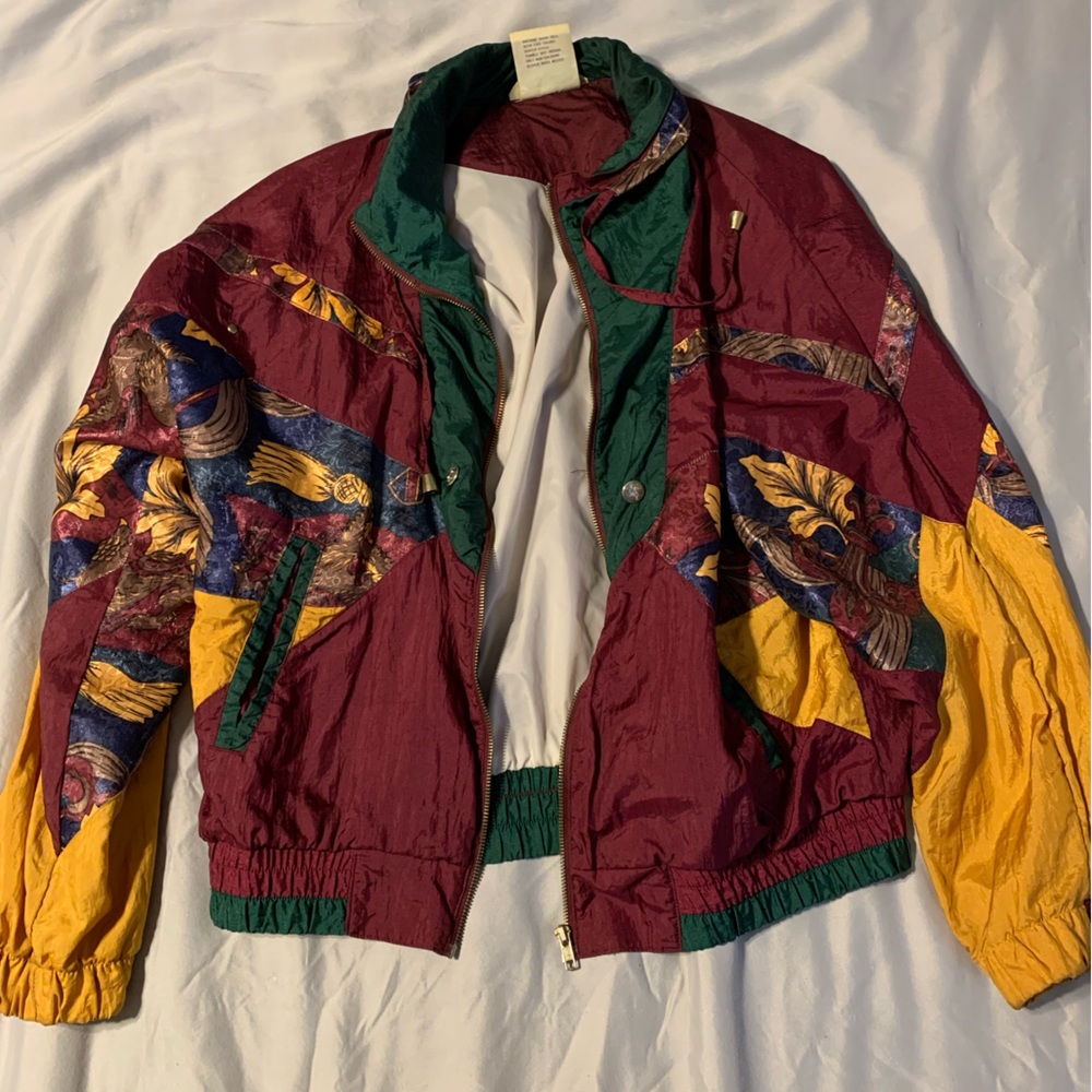 Westside Connection 90s Patterned Windbreaker